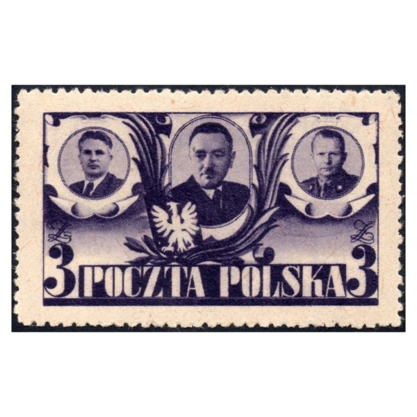 1946 Fi. 407 ** 2. rocznica Manifestu lipcowego - znaczek pocztowy