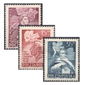 1949 Fi. 505 - 507 ** Sławni Polacy - seria znaczków