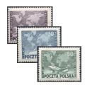 1949 Fi. 498 - 500 ** Zjazd UPU - seria znaczków