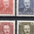 1950 Fi. 519 - 526 ** Bolesław Bierut - seria znaczków