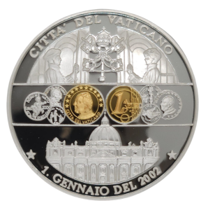 Medal waluty Europy -Watykan
