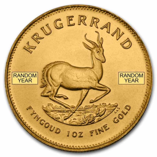 Złota moneta Krugerrand 1 oz LOSOWY ROCZNIK
