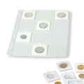 Optima M12k karty strony na monety w holderach 50x50 mm Leuchtturm  5 sztuk