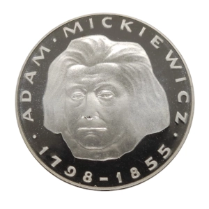 100 złotych 1978 Adam Mickiewicz - srebrna moneta kolekcjonerska