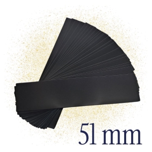 Hawidy na znaczki 51 x 217 mm HAWID 25 sztuk czarne