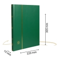 Klaser na znaczki Basic 16 białe strony LEUCHTTURM zielony