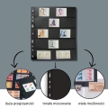 Optima 5S karta na banknoty pocztówki 5 kieszeni LEUCHTTURM 1 sztuka