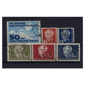 Pakiet NRD 6 znaczków kasowane na czarnej karcie transportowej [64]