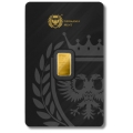 Złota sztabka 1 g Au 999.9 Germania Mint - złoto na komunię, elegancki SafePack