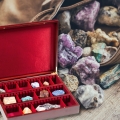 Kaseta kolekcjonerska na Quadrum zegarki minerały
