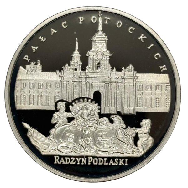 20 złotych 1999 Pałac Potockich - srebrna moneta kolekcjonerska 