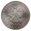 200 złotych 1975 XXX Rocznica Zwycięstwa Nad Faszyzmem - srebrna moneta obiegowa