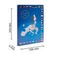 Karta na zestaw monet Euro mini album na monety od 1 centa do 2 euro