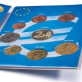 Karta na zestaw monet Euro mini album na monety od 1 centa do 2 euro