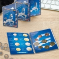 Karta na zestaw monet Euro mini album na monety od 1 centa do 2 euro