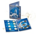 Karta na zestaw monet Euro mini album na monety od 1 centa do 2 euro