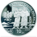 10 złotych 2008 Bronisław Piłsudski srebrna moneta kolekcjonerska 