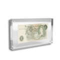 Expressio 170 – Ramka akrylowa na jeden banknot do 170 x 85 mm, na bilety z podróży, stare dokumenty lub pamiątkowe listy