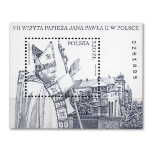 2002 Fi. blok 180 ** VII wizyta Jana Pawła II w Polsce