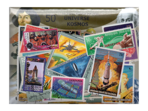 Pakiet 50 znaczków pocztowych - KOSMOS