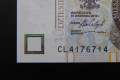 Banknot Polska 10 zł 2016 nr CL 4176714 radarowy