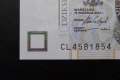 Banknot Polska 10 zł 2016 nr CL 4581854 radarowy