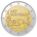 2 euro 2023 Belgia - Art Noveau w blistrze 