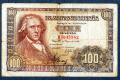 Banknot Hiszpania 100 pesetas 1948