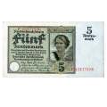 Banknot Niemcy 5 rentenmark 1926