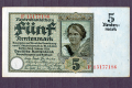 Banknot Niemcy 5 rentenmark 1926