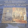 2025 Fi. 5443 A ** 1000. rocznica koronacji Bolesława Chrobrego - blok cięty w folderze