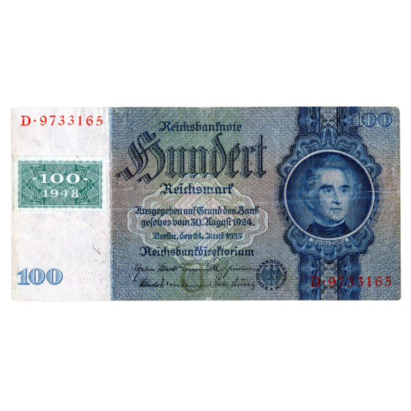 Banknot Niemcy 100 reichsmark 1924