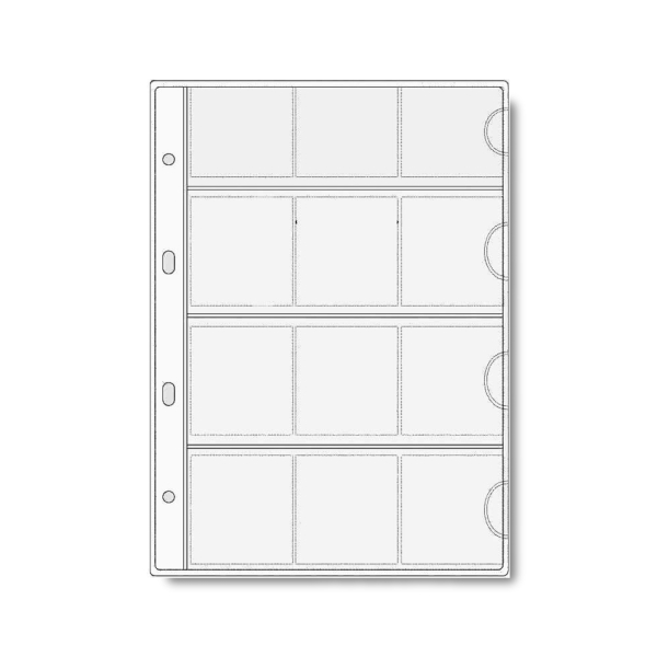 Strona A5 modułowa na 12 monet o średnicy 41 mm - produkt polski - 1 sztuka