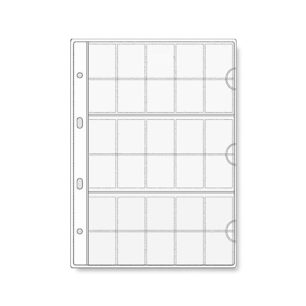 Strona A5 modułowa na 30 monet o średnicy do 26 mm - produkt polski - 1 sztuka