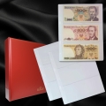 Strona A5 na banknoty 3 kieszenie do klasera - produkt polski - 10 sztuk