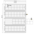 Strona A4 modułowa na 56 monet o średnicy do 23 mm - produkt polski - 1 sztuka