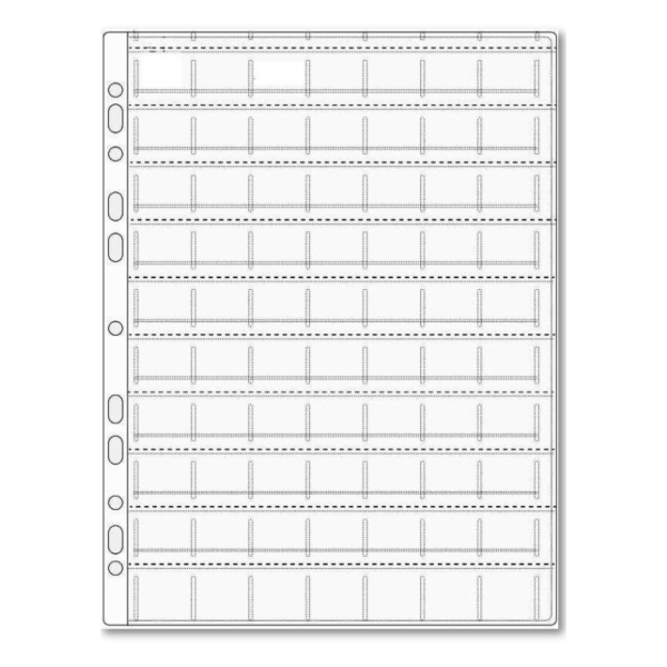 Strona A4  z klapką na 70 monet  o średnicy do 26 mm - produkt polski - 1 sztuka