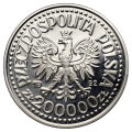 200 000 złotych 1992 Władysław III Warneńczyk srebrna moneta kolekcjonerska 
