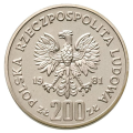 200 złotych 1981 Władysław I Herman - srebrna moneta kolekcjonerska 
