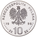 10 złotych 1998 Deklaracja Praw Człowieka - srebrna moneta kolekcjonerska 