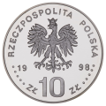 10 złotych 1998 XVIII Zimowe Igrzyska Olimpijskie Nagano - srebrna moneta kolekcjonerska 