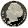 100 złotych 1975 Ignacy Jan Paderewski - srebrna moneta kolekcjonerska 