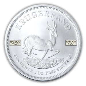 1 oz Krugerrand srebrna moneta Losowy Rocznik