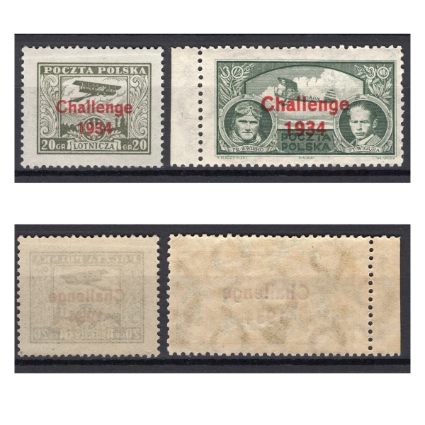 1934 Fi. 268 - 269 ** Turniej Challenge seria znaczków