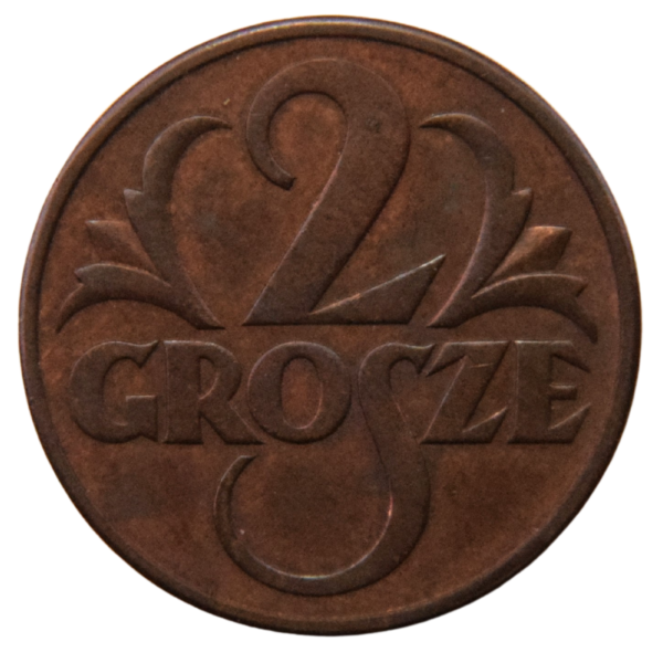 2 grosze 1938 - moneta obiegowa