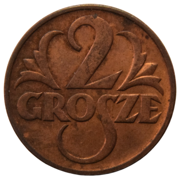 2 grosze 1938 - moneta obiegowa