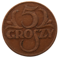 5 groszy 1931 - moneta obiegowa