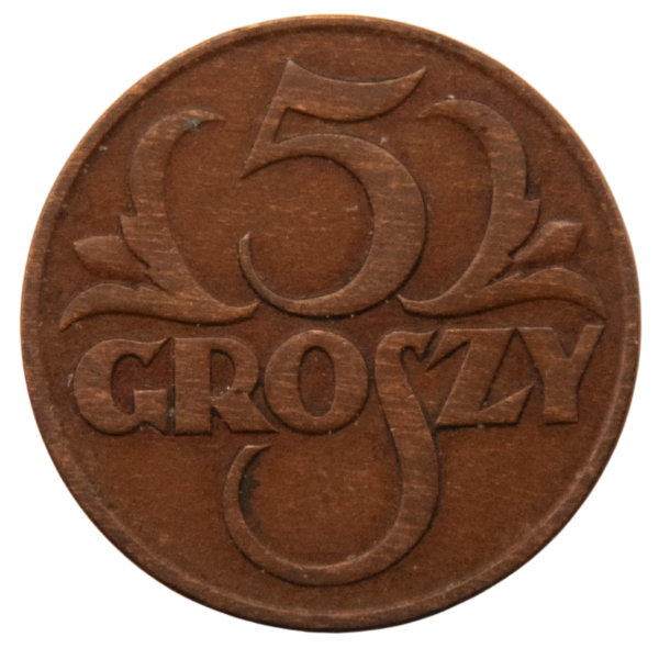 5 groszy 1931 - moneta obiegowa