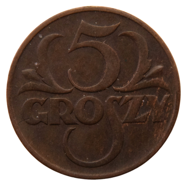 5 groszy 1935 - moneta obiegowa