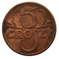 5 groszy 1939 - moneta obiegowa